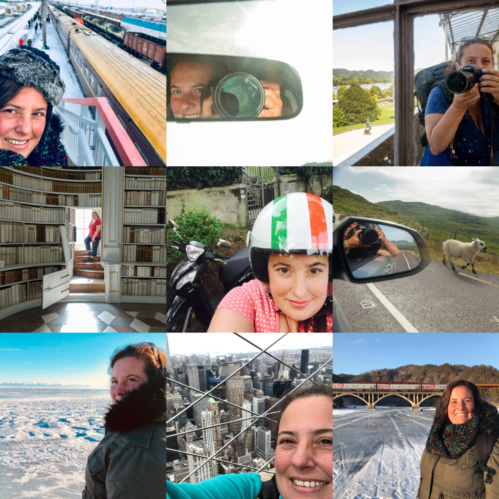Fotografin Isabela Pacini weltweit im Einsatz – Bildcollage aus eindrucksvollen Fotoreisen und Abenteuern Isabela Pacini als Fotografin weltweit unterwegs – 9-teilige Bildcollage mit Momenten aus internationalen Fotoreisen, Abenteuern und Reportagen in Asien, Europa und Südamerika.